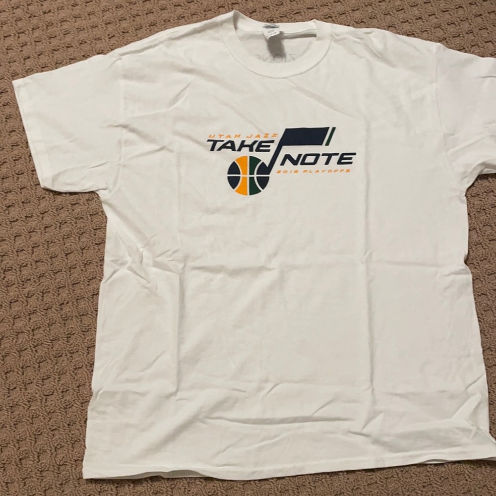 New Utah Jazz NBA playoffs white tshirt size xl (3 items for $15)